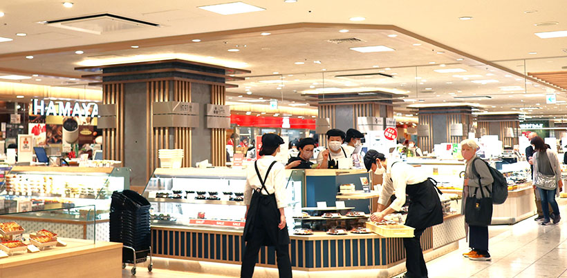 近畿中四国業務用低温卸流通特集：あべのハルカス近鉄本店　日本最大級の惣菜店数