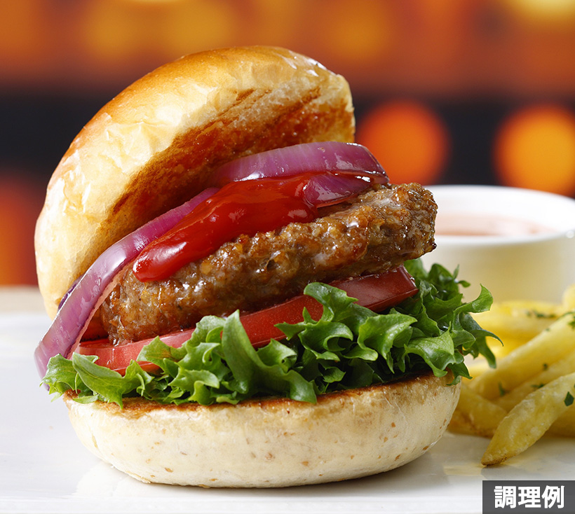 近畿中四国業務用低温卸流通特集：日東ベスト　「JGロティールバーガーパティ」