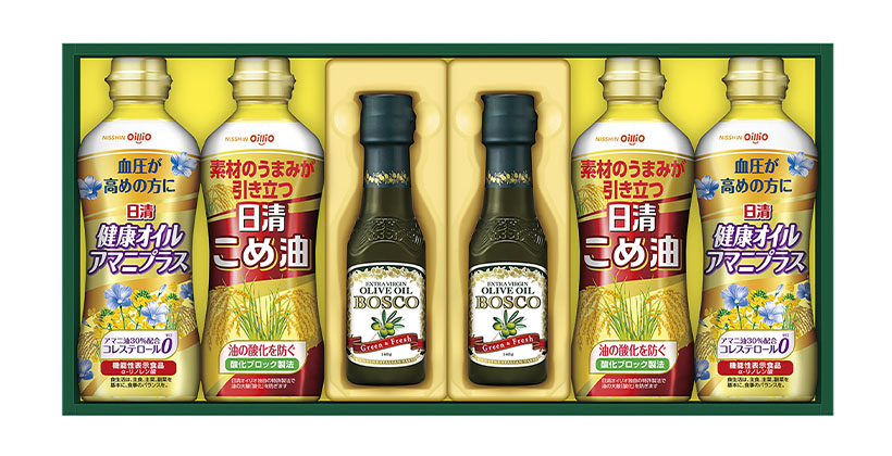 日清オイリオグループ、「日清オイリオギフト」人気の11品種29アイテム展開