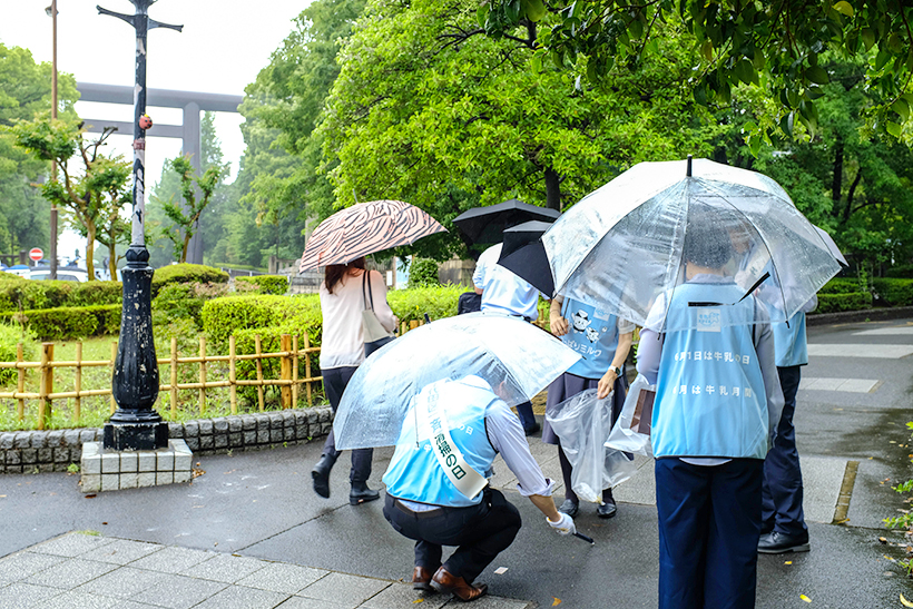 【速報】日本乳業協会ら、全国で清掃活動　牛乳消費拡大盛り上げへ