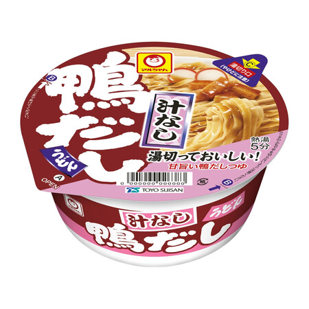 〔新商品〕汁なしのカモだしうどん＝東洋水産【時事通信速報】