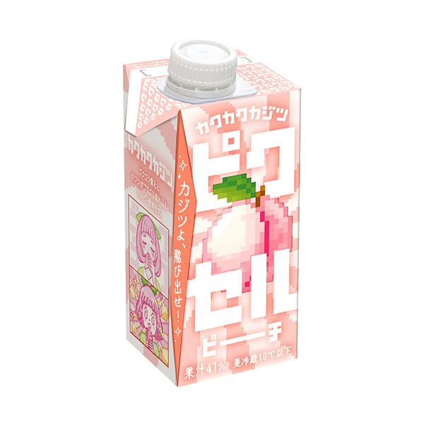 カクカクカジツ　ピクセルピーチ（協同乳業）2026年6月30日発売
