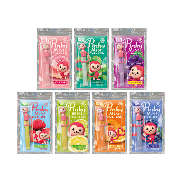 ピンキーミスト＜ピーチミント＞＜クールミント＞＜グレープミント＞＜ライチスカ&hellip;