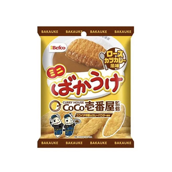 ミニばかうけ　＜CoCo壱番屋監修ロースカツカレー風味＞（栗山米菓）2026&hellip;