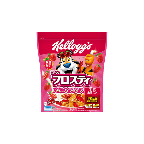 コーンフロスティ　＜いちごパラダイス＞（日本ケロッグ）2026年7月6日発売