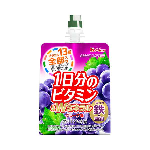 PERFECT　VITAMIN　1日分のビタミン＆Wミネラルゼリー　＜グレー&hellip;