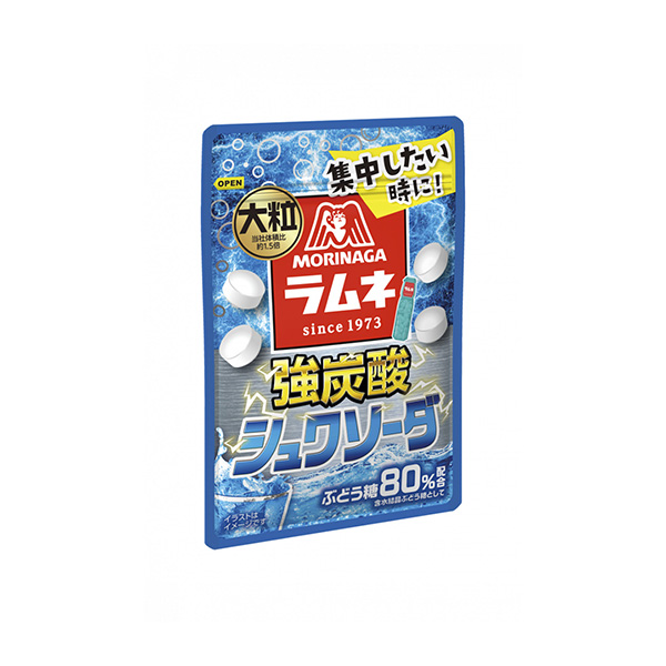 大粒ラムネ＜強炭酸シュワソーダ＞（森永製菓）2026年7月21日発売