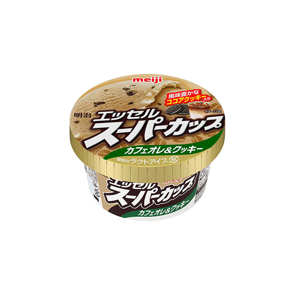 明治　エッセル　スーパーカップ＜カフェオレ＆クッキー＞（明治）2026年7月&hellip;