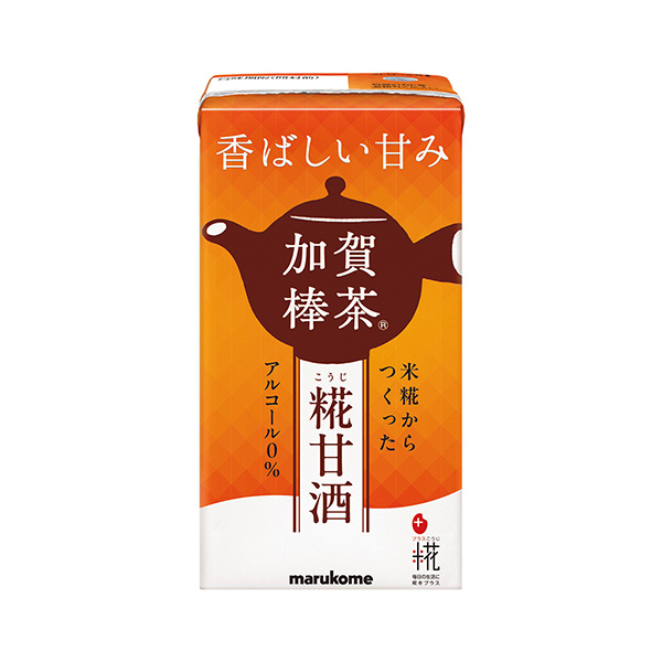プラス糀　糀甘酒＜加賀棒茶＞（マルコメ）2026年9月上旬発売