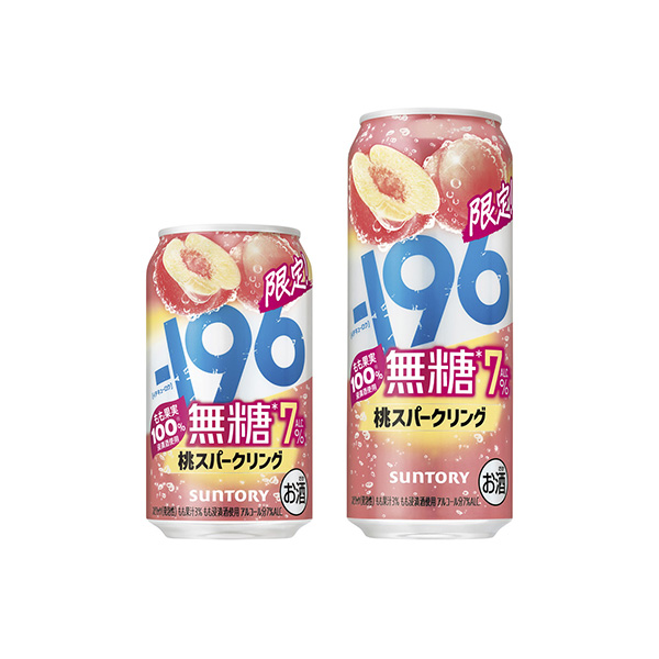 ー196無糖＜桃スパークリング＞（サントリー）2026年9月1日発売