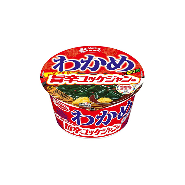 わかめラーメン＜旨辛ユッケジャン味＞（エースコック）2026年8月3日発売
