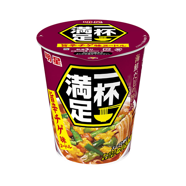 明星　一杯満足　＜旨辛チゲ味ヌードル＞（明星食品）2026年8月3日発売