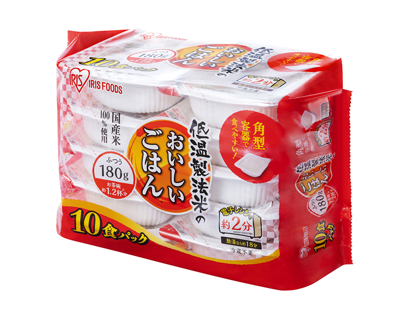 アイリスオーヤマ、パックご飯値下げ　生活応援で　7月から
