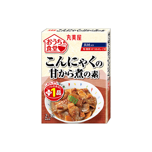 おうち食堂　プラス1品＜こんにゃくの甘から煮の素＞（丸美屋食品工業）2026&hellip;