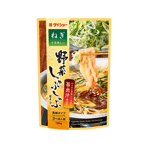 ねぎが美味しい　野菜しゃぶしゃぶ用スープ　＜旨出汁仕立て＞（ダイショー）20&hellip;