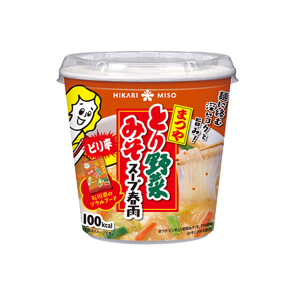 ピリ辛とり野菜みそスープ春雨（ひかり味噌）2026年9月1日発売