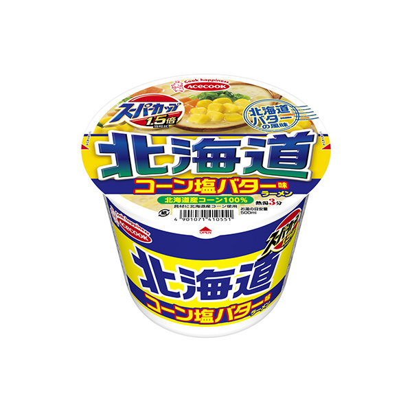 スーパーカップ1.5倍　＜北海道　コーン塩バター味ラーメン＞（エースコック）&hellip;