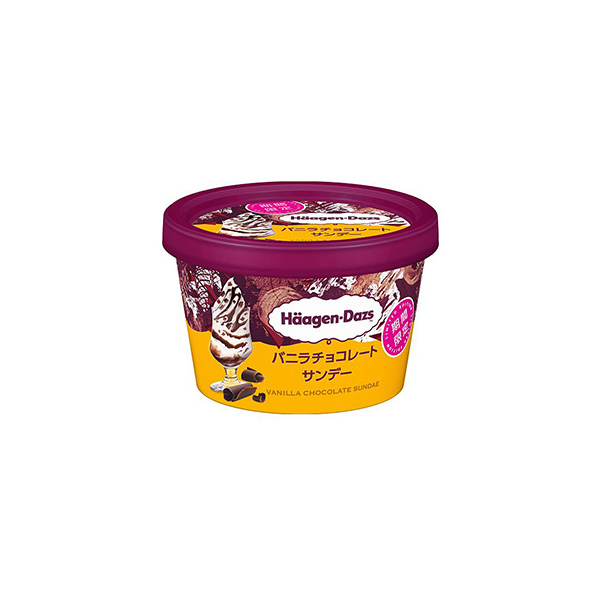 ハーゲンダッツ　ミニカップ　＜バニラチョコレートサンデー（期間限定）＞（ハー&hellip;