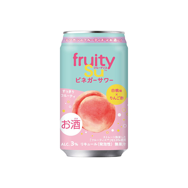 フルーティスビネガーサワー＜白桃味＞（三菱食品）2026年10月20日発売