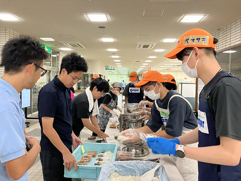 【熊本地震】東洋ライス、金芽米の提供と炊き出し支援