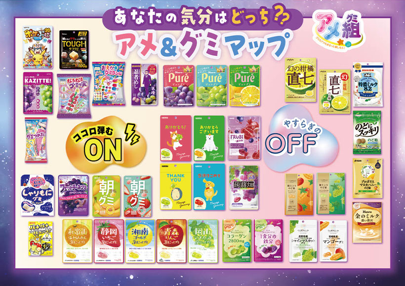 山星屋、キャンデーとグミの魅力再発見　新企画「アメ組」展開