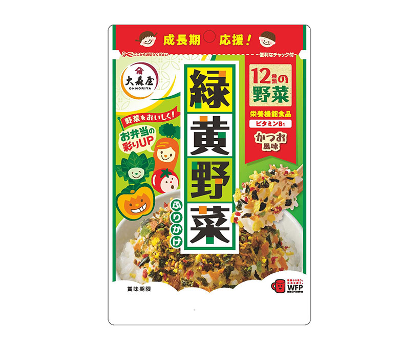 ふりかけ・お茶漬け特集：大森屋　“成長期応援！”前面に