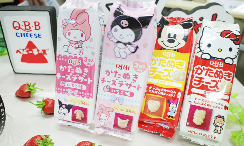 六甲バター、「型抜きチーズ」新展開　サンリオコラボデザート