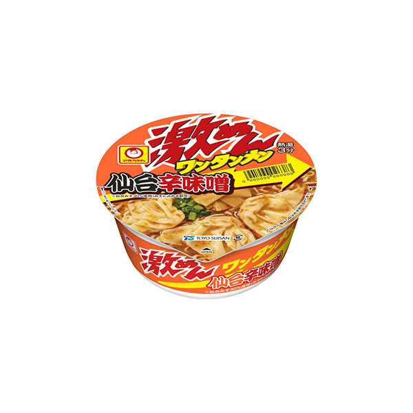 マルちゃん　激めんワンタンメン　＜仙台辛味噌＞（東洋水産）2026年8月24&hellip;