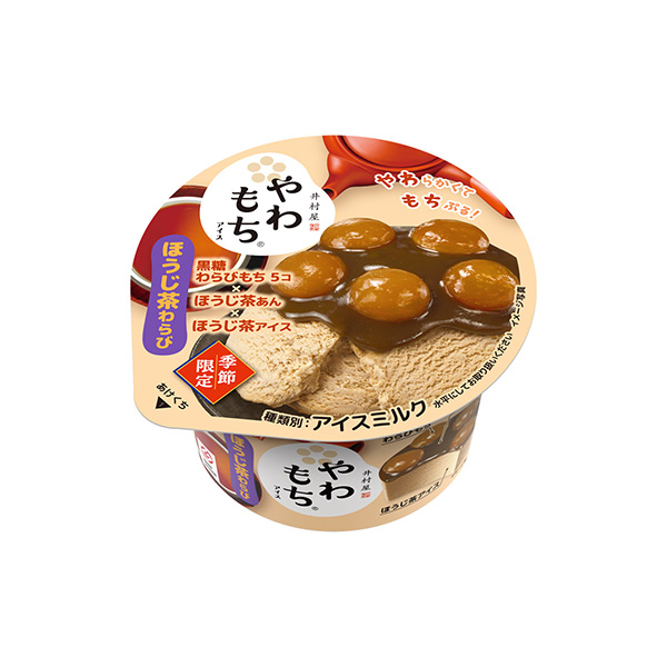 やわもちアイス　＜ほうじ茶わらび＞（井村屋）2026年8月31日発売