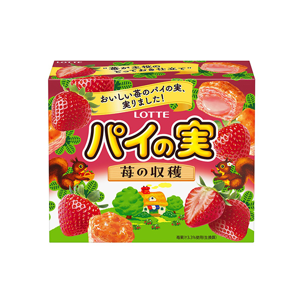 パイの実　＜苺の収穫＞（ロッテ）2026年9月1日発売
