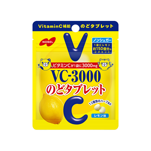 VC-3000のどタブレット　＜レモン味＞（ノーベル製菓）2026年9月7日&hellip;