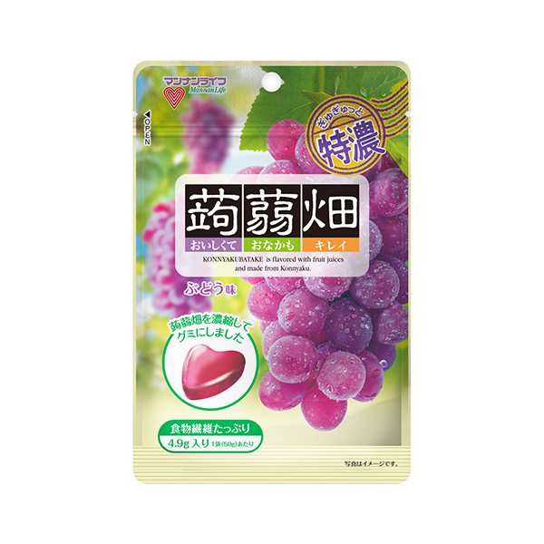 ぎゅぎゅっと特濃蒟蒻畑　＜ぶどう味＞（マンナンライフ）2026年9月1日発売