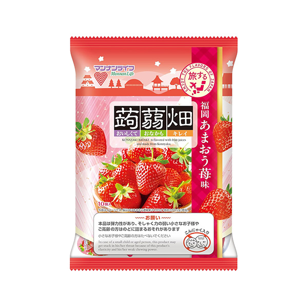 旅する蒟蒻畑　＜福岡あまおう苺味＞（マンナンライフ）2026年9月1日発売