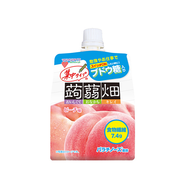 集中タイプの蒟蒻畑　＜ピーチ味＞（マンナンライフ）2026年9月1日発売