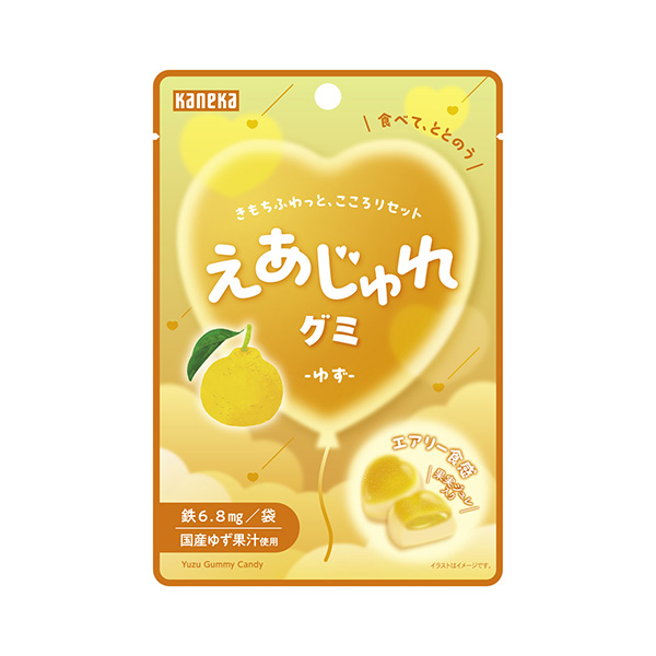 えあじゅれグミ　＜ゆず＞（カネカ食品）2026年9月1日発売