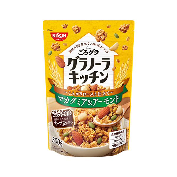 グラノーラキッチン　from　ごろグラ　＜こんがりロースト仕立て　マカダミア&hellip;