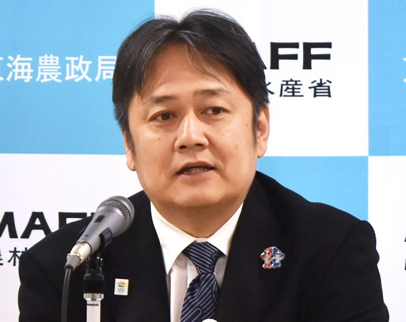 東海農政局長・小峰賢哉氏　地域食品輸出促進を　現場の声政策に
