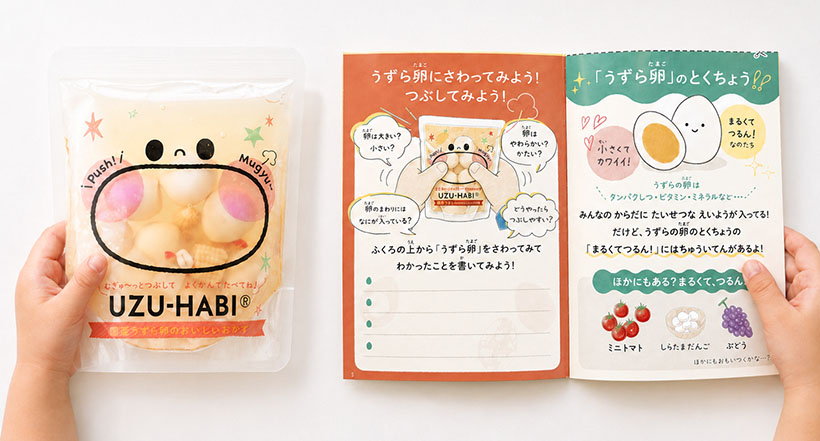 天狗缶詰・アクアリング、ウズラ卵の食育ツール　キッズデザイン賞受賞