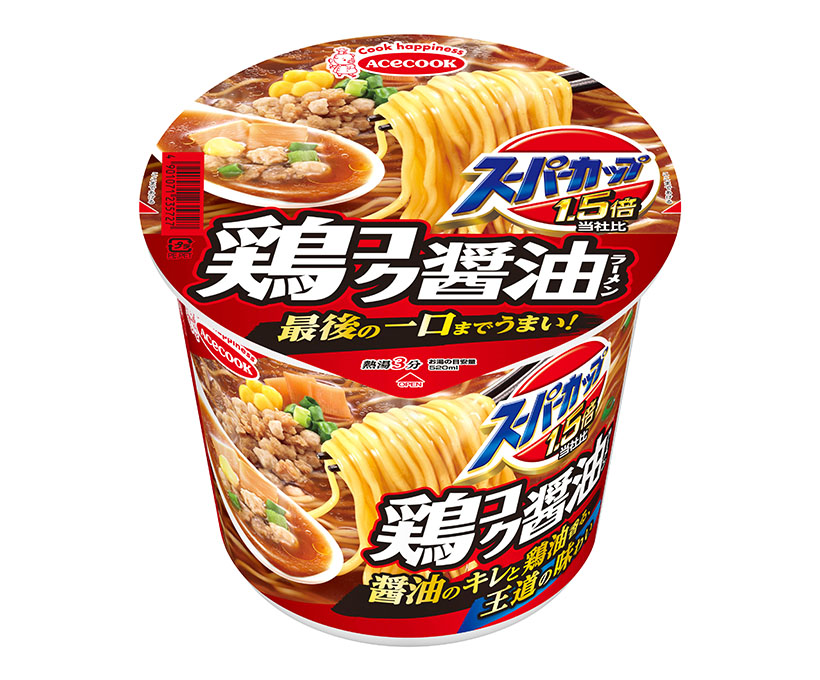 即席麺特集：エースコック　「スーパーカップ」“大盛りの王道”へ