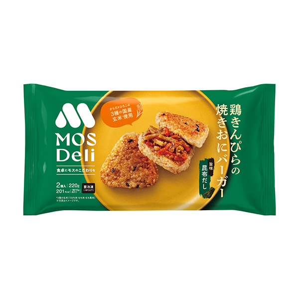 モスデリ　焼きおにバーガー＜鶏きんぴら＞（モスフードサービス）2026年9月&hellip;
