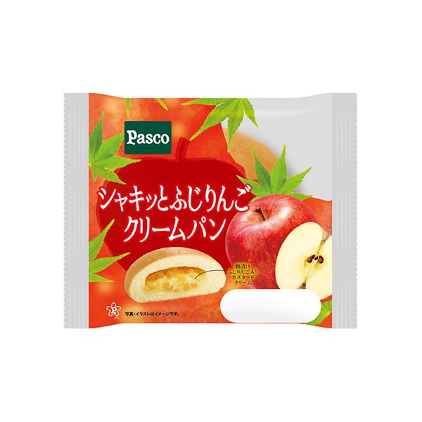 シャキッとふじりんごクリームパン（敷島製パン）2026年9月1日発売