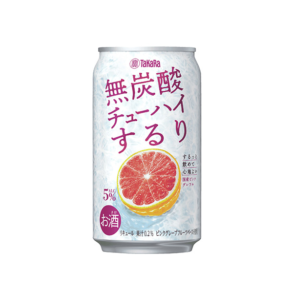 タカラ無炭酸チューハイ　するり　＜国産ピンクグレフル＞（宝酒造）2026年1&hellip;