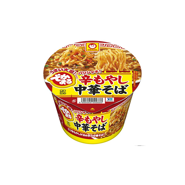 マルちゃん　でかまる＜バリシャキ！辛もやし中華そば＞（東洋水産）2026年9&hellip;