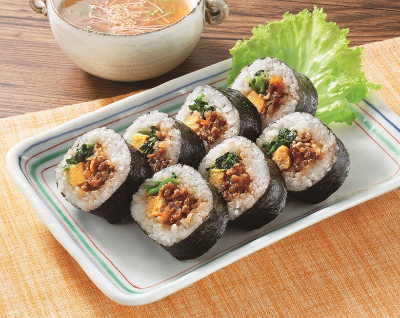 ヨシダ、冷食「キンパ風牛焼肉巻」がJFSでグランプリ受賞