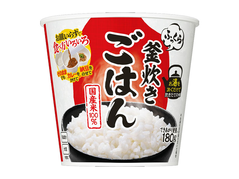 日清食品「釜炊きごはん」「日本災害食」の認証取得を発表