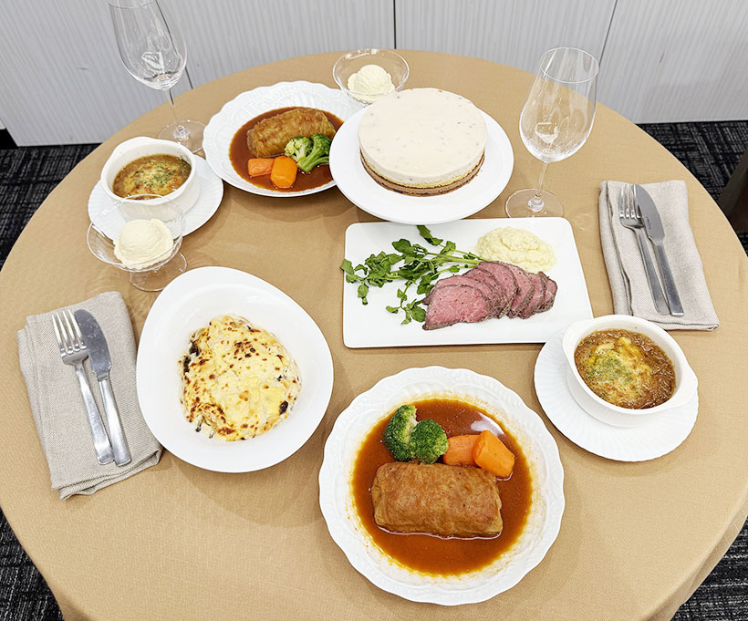 松屋、銀座コース料理を冷食化　『家庭画報』コラボで全国に