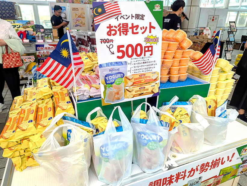 フィグラティブ・ジャパン、金山駅で販促　アジア大会契機にマレーシア食品訴求