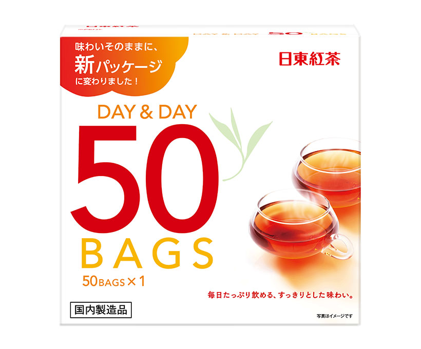 コーヒー・コーヒー用クリーム・紅茶特集：三井農林　デイ＆デイ環境配慮仕様へ