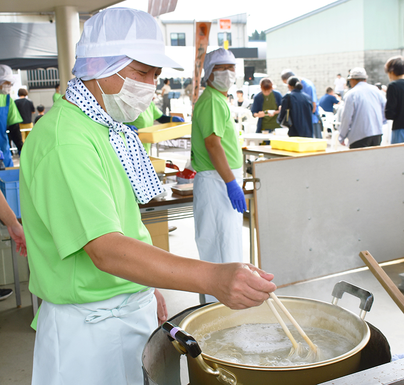 玉垣製麺所、恒例「新そばまつり」開催　会場レイアウト一新